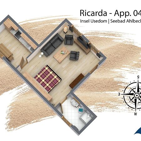 Villa Ricarda Whg 04 Heringsdorf  Esterno foto